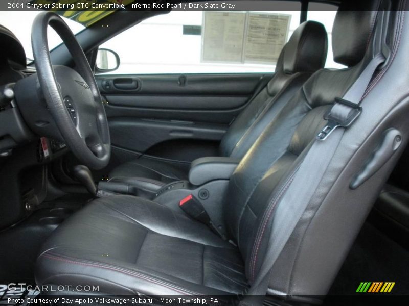 Inferno Red Pearl / Dark Slate Gray 2004 Chrysler Sebring GTC Convertible