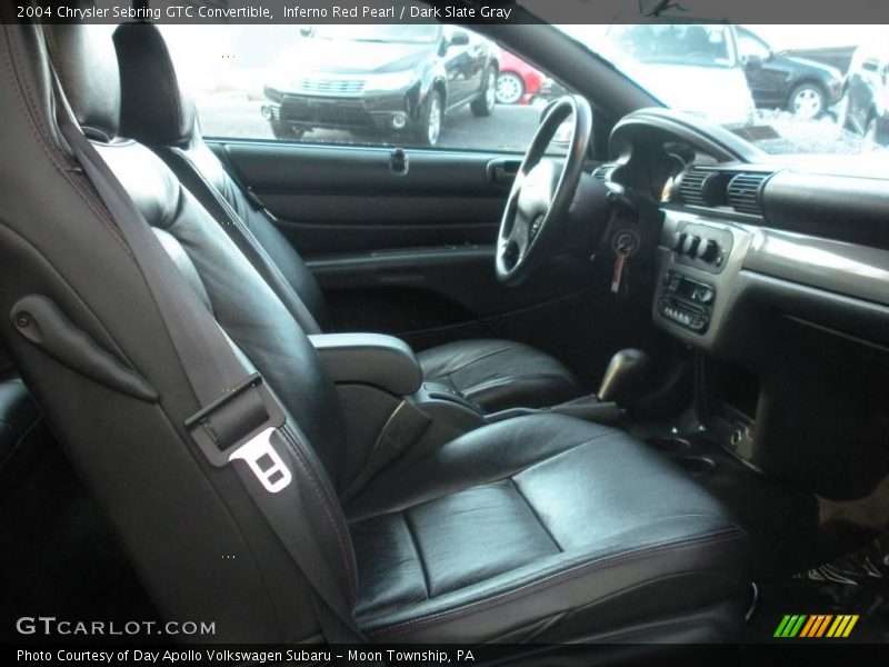 Inferno Red Pearl / Dark Slate Gray 2004 Chrysler Sebring GTC Convertible