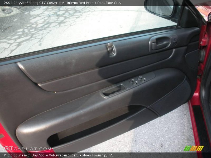 Inferno Red Pearl / Dark Slate Gray 2004 Chrysler Sebring GTC Convertible