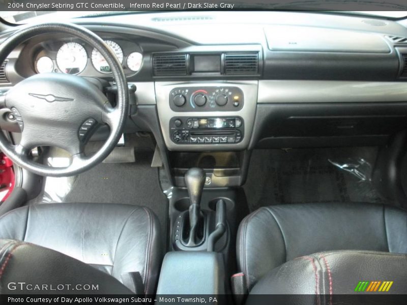 Inferno Red Pearl / Dark Slate Gray 2004 Chrysler Sebring GTC Convertible