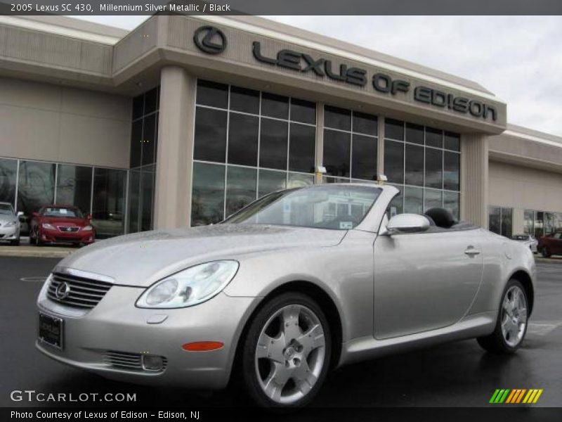 Millennium Silver Metallic / Black 2005 Lexus SC 430