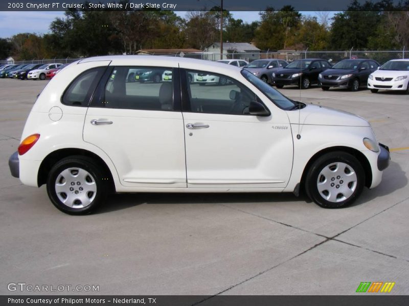 Stone White / Dark Slate Gray 2003 Chrysler PT Cruiser