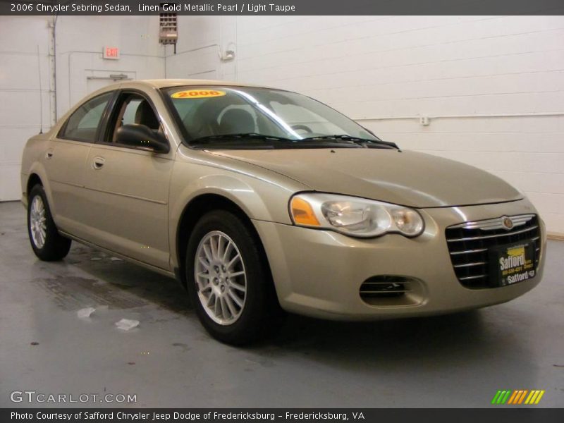 Linen Gold Metallic Pearl / Light Taupe 2006 Chrysler Sebring Sedan