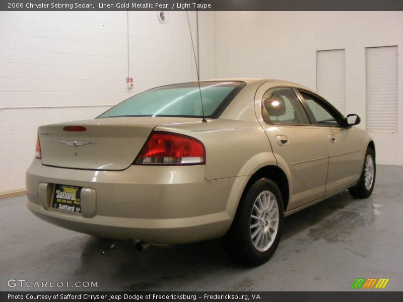 Linen Gold Metallic Pearl / Light Taupe 2006 Chrysler Sebring Sedan