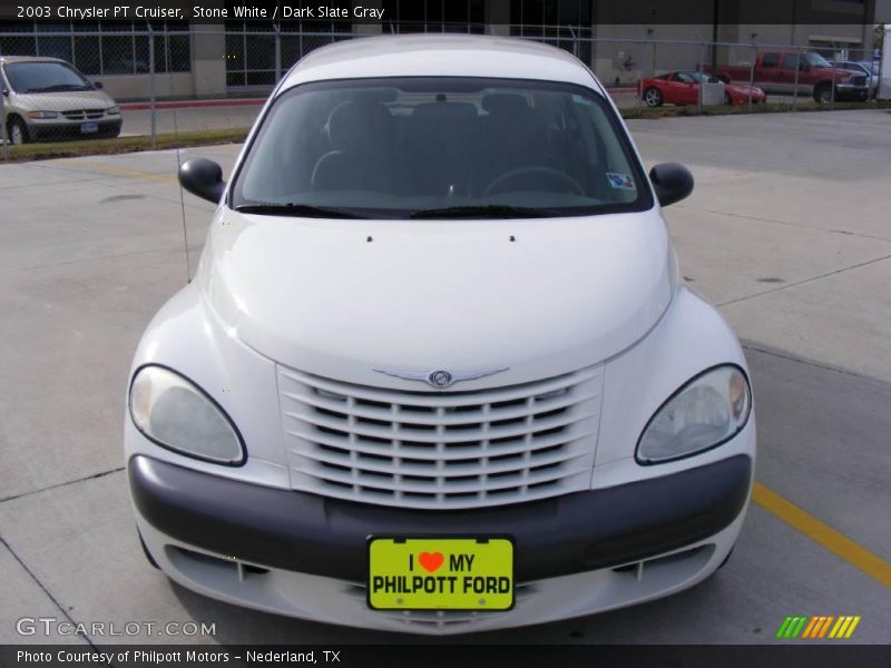 Stone White / Dark Slate Gray 2003 Chrysler PT Cruiser
