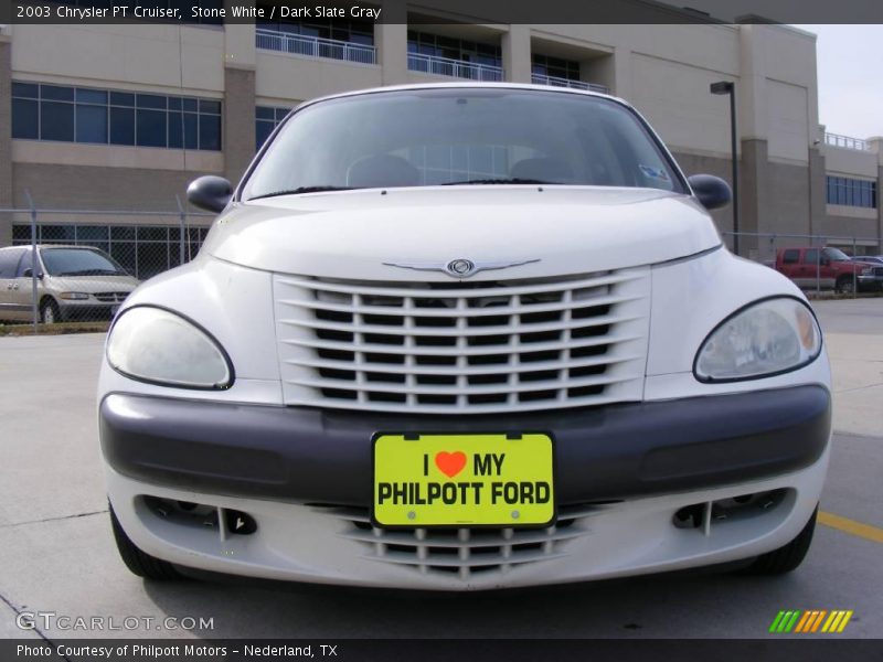 Stone White / Dark Slate Gray 2003 Chrysler PT Cruiser
