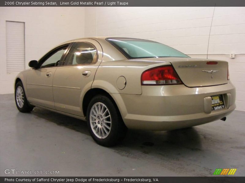 Linen Gold Metallic Pearl / Light Taupe 2006 Chrysler Sebring Sedan