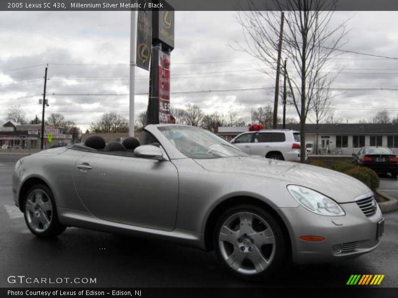 Millennium Silver Metallic / Black 2005 Lexus SC 430