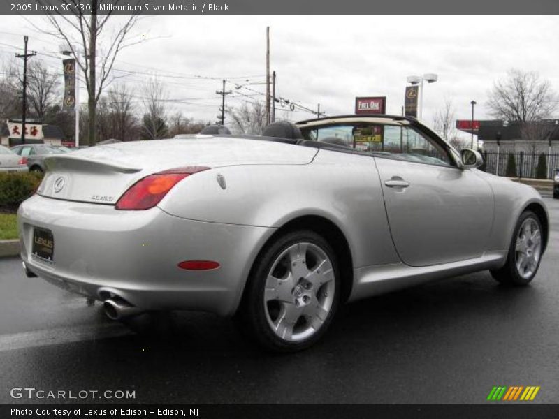 Millennium Silver Metallic / Black 2005 Lexus SC 430