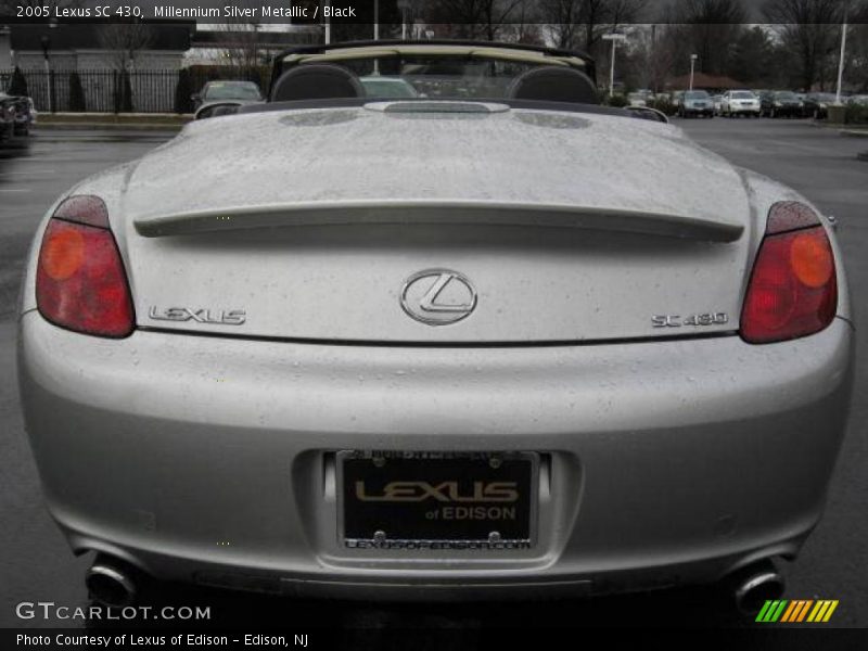 Millennium Silver Metallic / Black 2005 Lexus SC 430