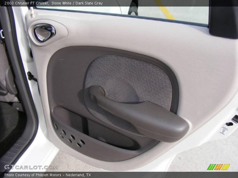 Stone White / Dark Slate Gray 2003 Chrysler PT Cruiser