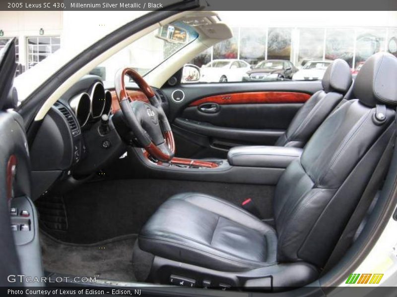 Millennium Silver Metallic / Black 2005 Lexus SC 430