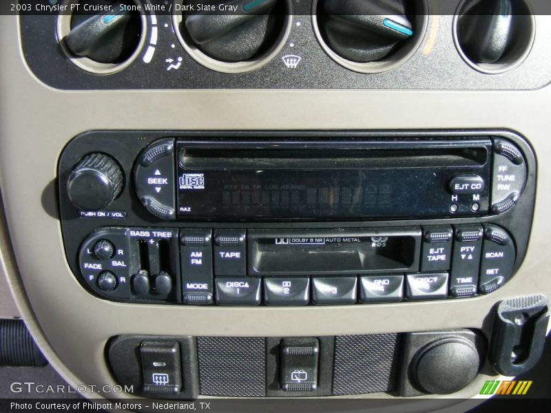 Stone White / Dark Slate Gray 2003 Chrysler PT Cruiser