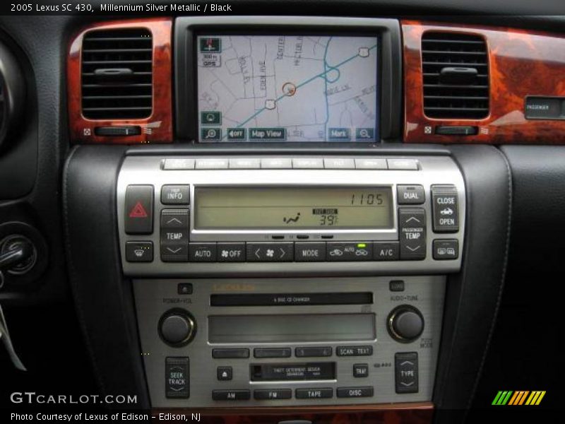 Millennium Silver Metallic / Black 2005 Lexus SC 430