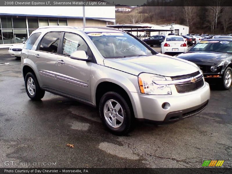 Silverstone Metallic / Light Gray 2008 Chevrolet Equinox LT