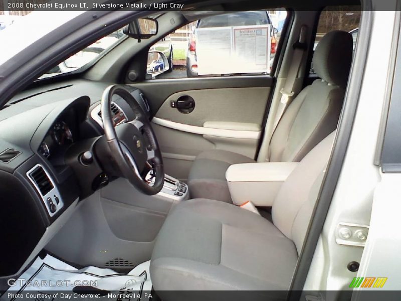 Silverstone Metallic / Light Gray 2008 Chevrolet Equinox LT