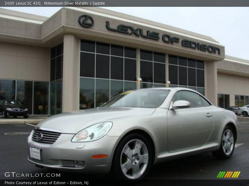 Millennium Silver Metallic / Saddle 2005 Lexus SC 430