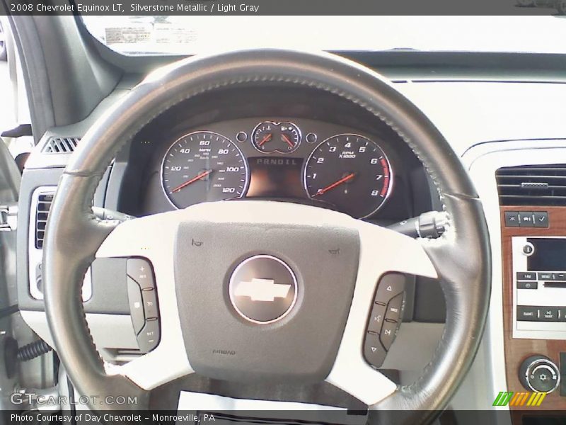 Silverstone Metallic / Light Gray 2008 Chevrolet Equinox LT