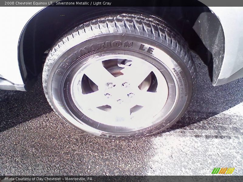 Silverstone Metallic / Light Gray 2008 Chevrolet Equinox LT