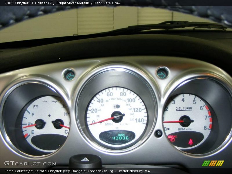 Bright Silver Metallic / Dark Slate Gray 2005 Chrysler PT Cruiser GT