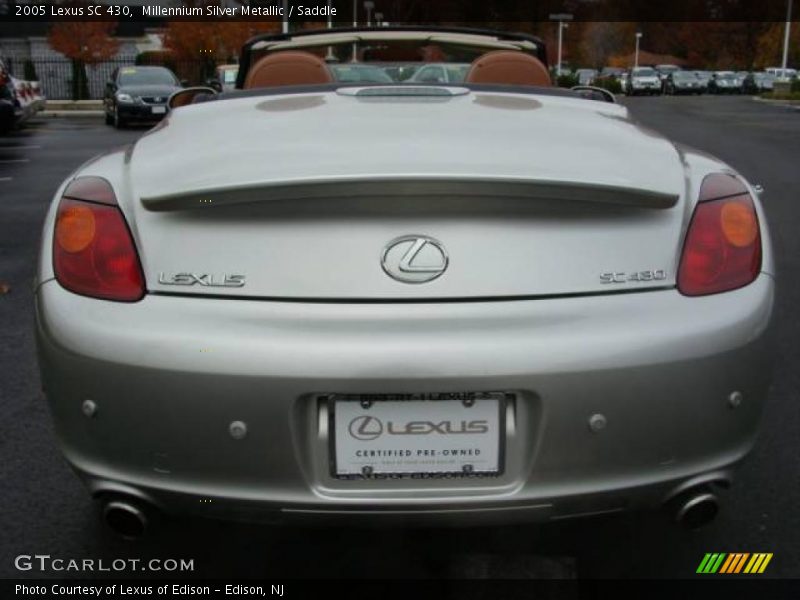 Millennium Silver Metallic / Saddle 2005 Lexus SC 430