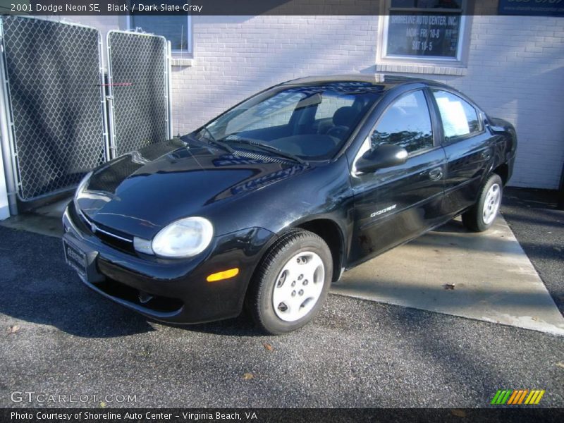 Black / Dark Slate Gray 2001 Dodge Neon SE