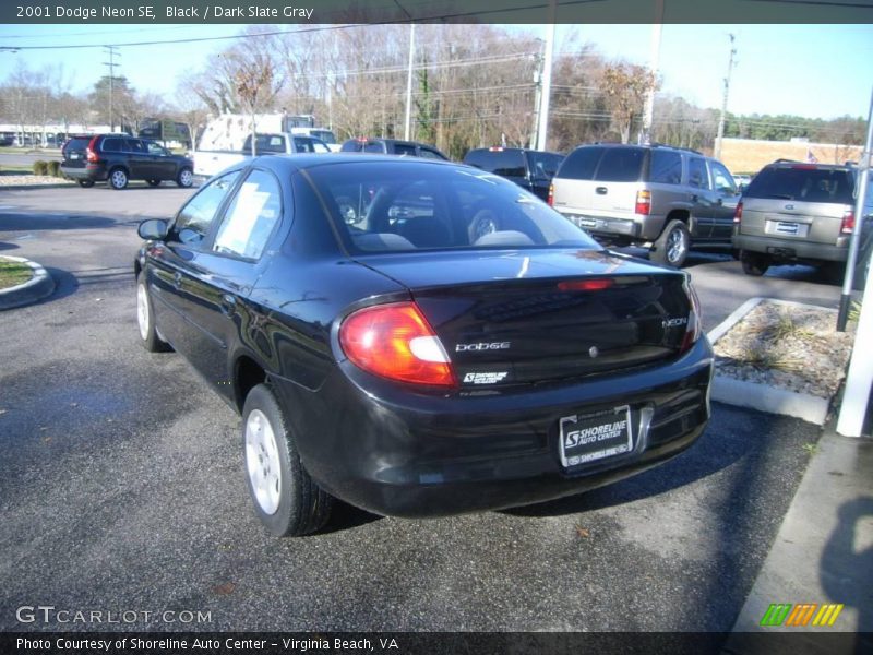 Black / Dark Slate Gray 2001 Dodge Neon SE