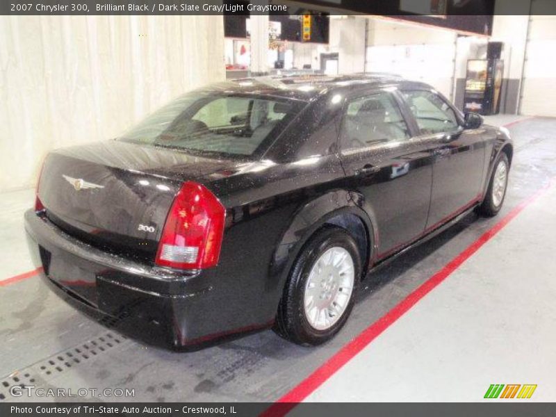 Brilliant Black / Dark Slate Gray/Light Graystone 2007 Chrysler 300