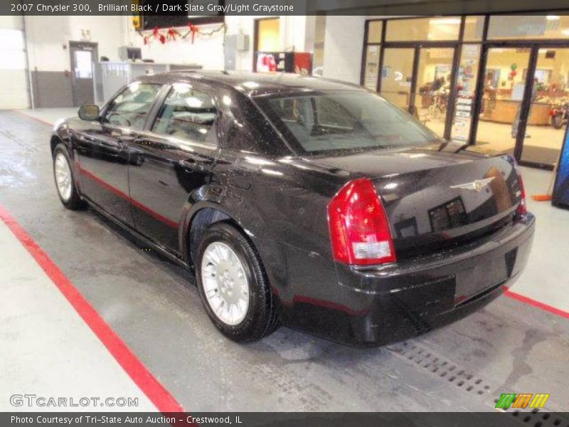 Brilliant Black / Dark Slate Gray/Light Graystone 2007 Chrysler 300