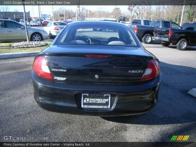 Black / Dark Slate Gray 2001 Dodge Neon SE