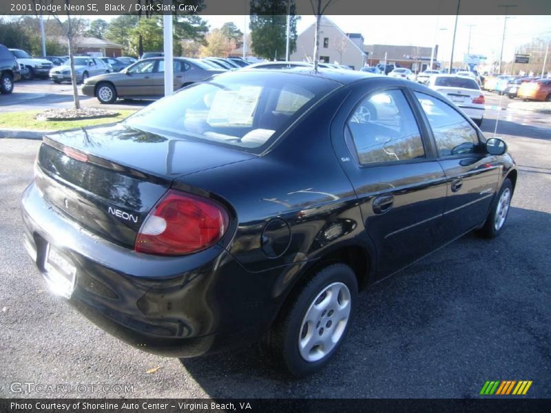 Black / Dark Slate Gray 2001 Dodge Neon SE