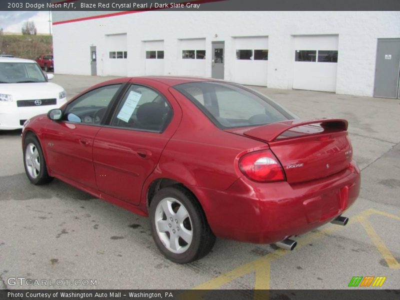 Blaze Red Crystal Pearl / Dark Slate Gray 2003 Dodge Neon R/T