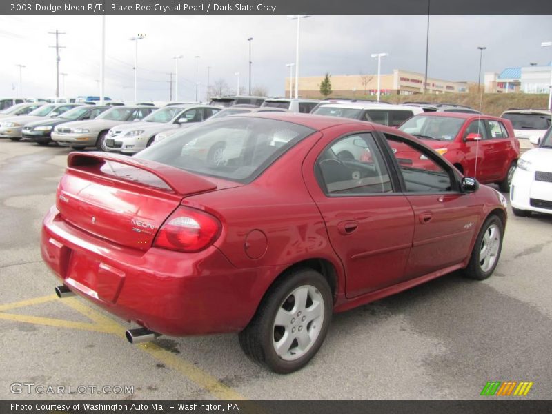 Blaze Red Crystal Pearl / Dark Slate Gray 2003 Dodge Neon R/T