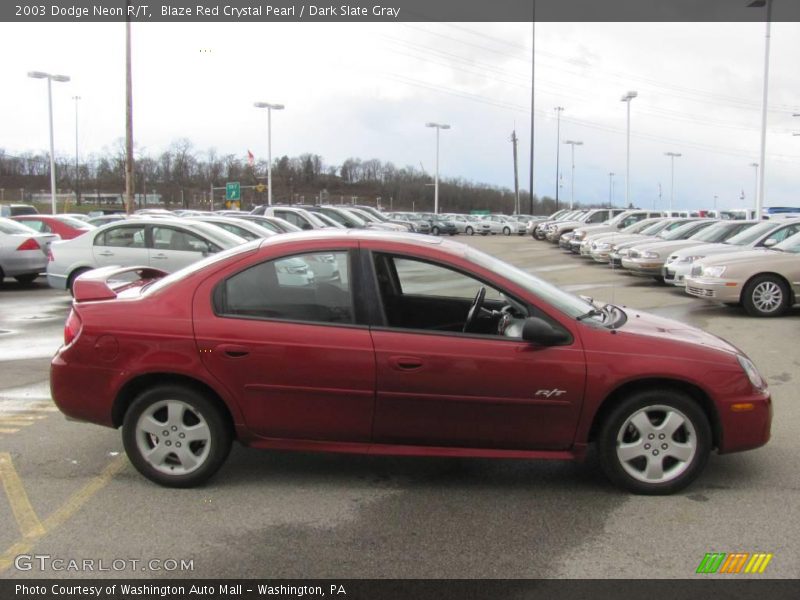 Blaze Red Crystal Pearl / Dark Slate Gray 2003 Dodge Neon R/T