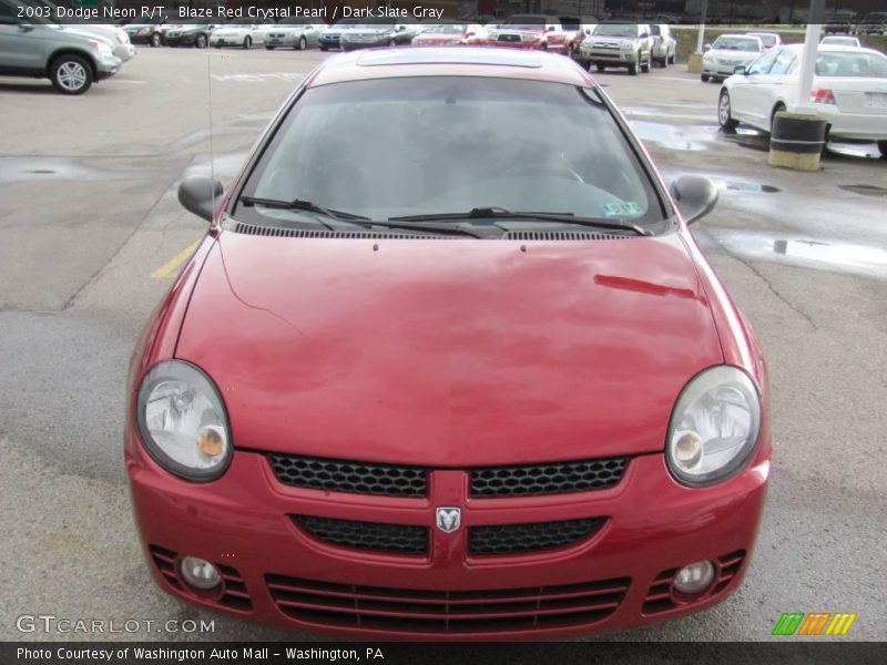 Blaze Red Crystal Pearl / Dark Slate Gray 2003 Dodge Neon R/T
