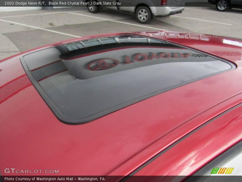 Blaze Red Crystal Pearl / Dark Slate Gray 2003 Dodge Neon R/T