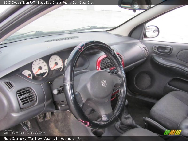 Blaze Red Crystal Pearl / Dark Slate Gray 2003 Dodge Neon R/T