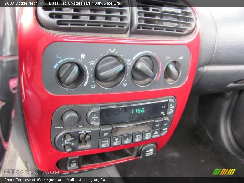Blaze Red Crystal Pearl / Dark Slate Gray 2003 Dodge Neon R/T