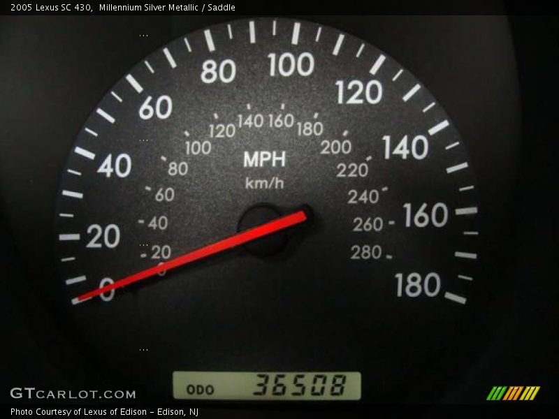 Millennium Silver Metallic / Saddle 2005 Lexus SC 430