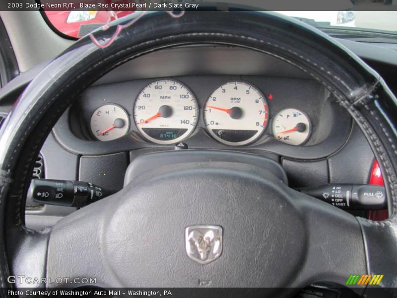 Blaze Red Crystal Pearl / Dark Slate Gray 2003 Dodge Neon R/T