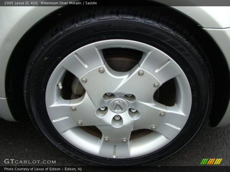 Millennium Silver Metallic / Saddle 2005 Lexus SC 430
