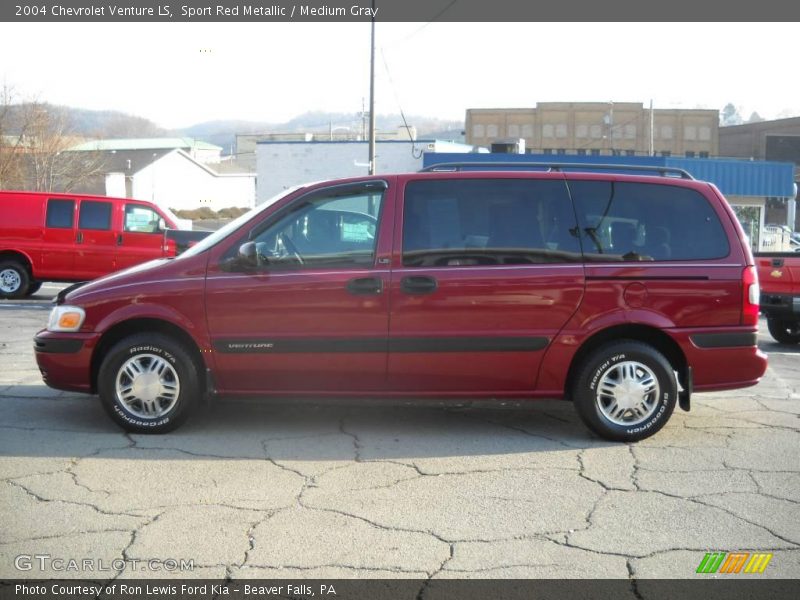 Sport Red Metallic / Medium Gray 2004 Chevrolet Venture LS