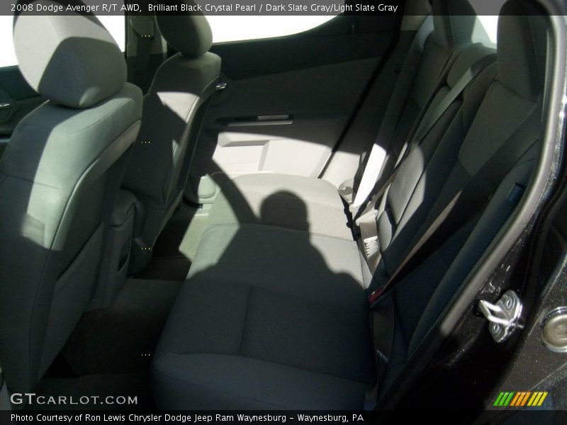 Brilliant Black Crystal Pearl / Dark Slate Gray/Light Slate Gray 2008 Dodge Avenger R/T AWD