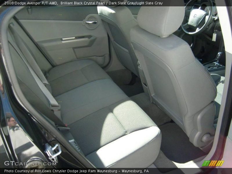 Brilliant Black Crystal Pearl / Dark Slate Gray/Light Slate Gray 2008 Dodge Avenger R/T AWD