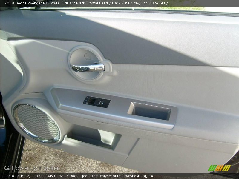 Brilliant Black Crystal Pearl / Dark Slate Gray/Light Slate Gray 2008 Dodge Avenger R/T AWD