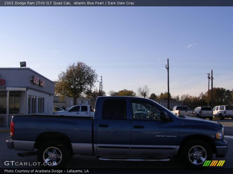 Atlantic Blue Pearl / Dark Slate Gray 2003 Dodge Ram 2500 SLT Quad Cab