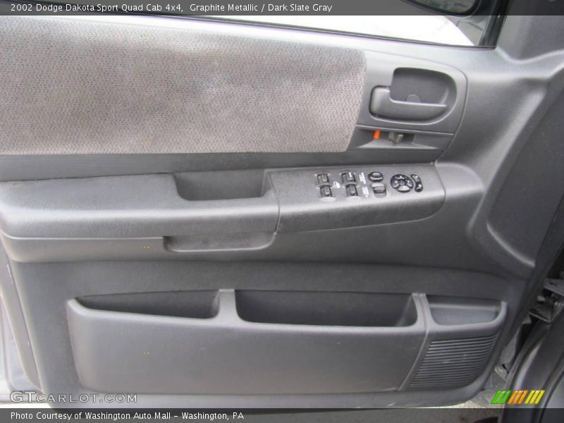 Graphite Metallic / Dark Slate Gray 2002 Dodge Dakota Sport Quad Cab 4x4