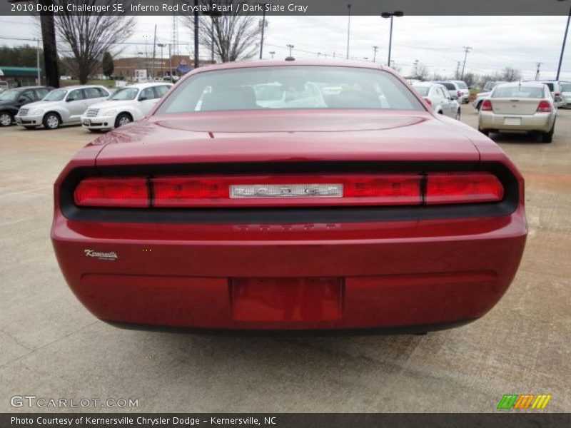 Inferno Red Crystal Pearl / Dark Slate Gray 2010 Dodge Challenger SE