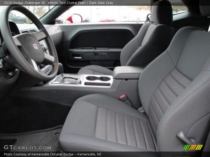 Inferno Red Crystal Pearl / Dark Slate Gray 2010 Dodge Challenger SE