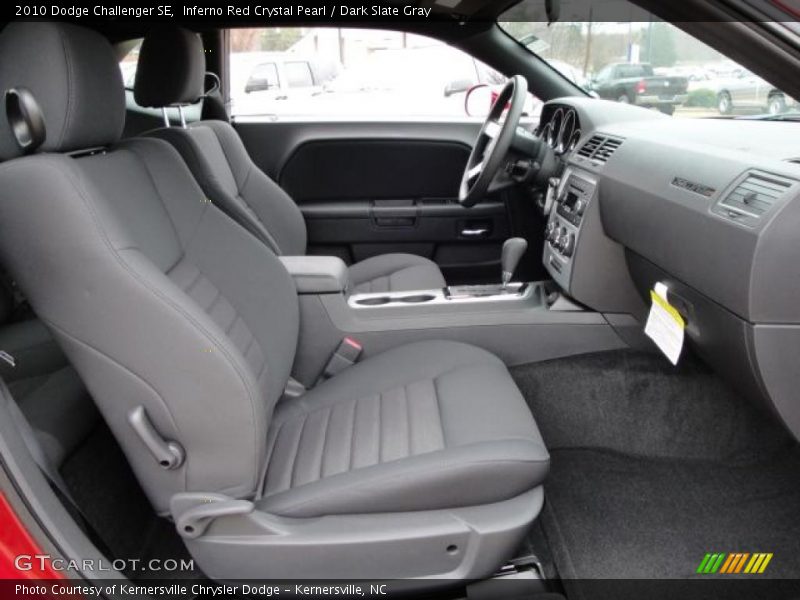 Inferno Red Crystal Pearl / Dark Slate Gray 2010 Dodge Challenger SE